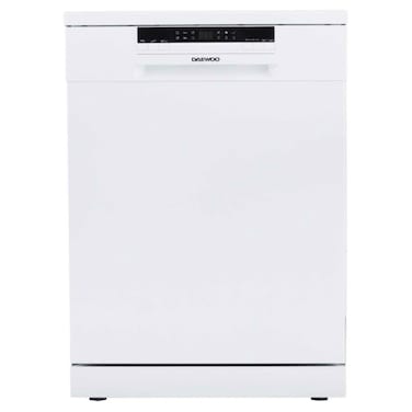 Daewoo , Dishwasher 14 Place settings, LED display, Child Lock for safety, Salt Refill Indicator, ECO Mode, Rapid, Intensive or Heavy, 60 Min, Pre Wash option for extra cleaning, White , DDW,Z1411W