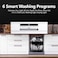 Daewoo Freestanding Dishwasher, 14 Place Settings, 6 Programs, Inverter Motor, Child Lock, Quiet Operation, DDW-Z1411W, White, 1Y Warranty