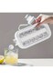 Ice Cube Trays 2 in 1 Portable Ice Ball Maker Kettle With 17 Grids Flat Body Lid Cooling Ice Pop Cube Molds for Refreshing Beverages BPA-Free Ice Ball Maker White