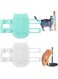 Cat Self Groomer, 2 Pack Cat Grooming Brush, Corner Cat Scratcher, Cat Wall Scratcher Cat Massage Combs for Short Long Fur Cats, Soft Grooming Brush for Dog Cat (Green+White)