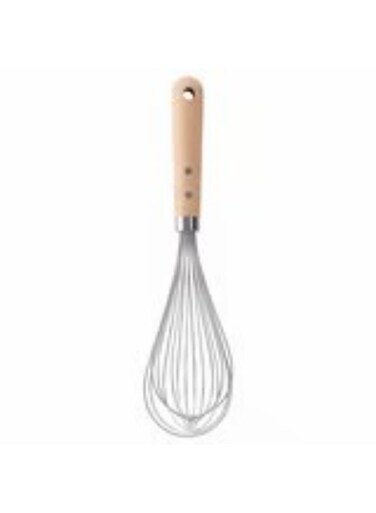 Balloon whisk stainless steel beech 30 cm