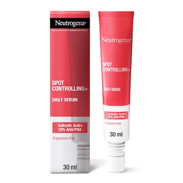 Neutrogena Spot Controlling+ Serum Red, Salicylic &amp; Glycolic Acid 30ml