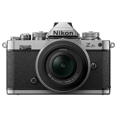 نيكون كاميرا Z fc بدون مرآة مع عدسة نيكور Z DX 16-50 ملم f/3.5-6.3 VR، بدقة 20.9 ميغابكسل، فضي