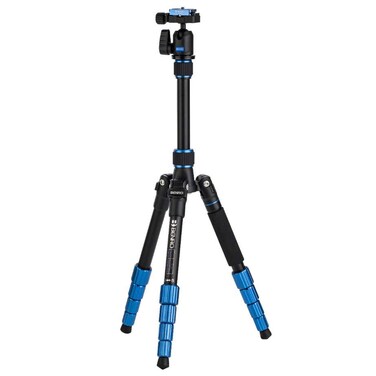 Benro Slim Series Travel Tripod, Black and Blue, FSL09AN00