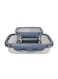 Borosil Stainless Steel Lunch Box, Set Of 2, Leak-Proof Lunch Boxes With Grey Lids, Rectangular Lunch Containers For School &amp; Office, 800 Ml &amp; 200 Ml
