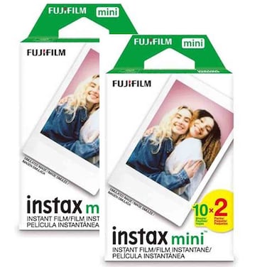 Fujifilm Instax Mini Instant Film Twin Pack, 20 Sheets