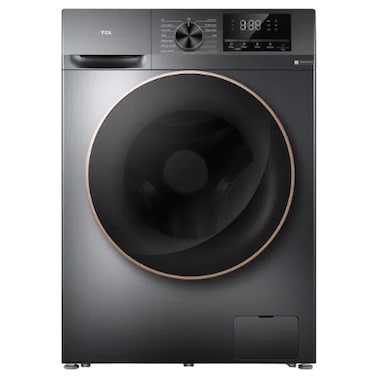 تي سي أل غسالة ملابس تحميل أمامي P210FLG سعة 10 كلغ -رمادية-