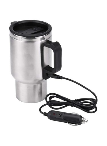 MAKINGTEC Car Kettle Boiler 450ml Car Heating Travel Cup Stainless Steel Mug Car Coffee Cup Warmer with DC 12V Charger for Car (Kettle Boiler)