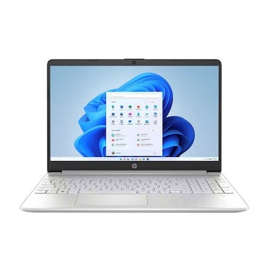 HP Laptop 15s-fq5040ne, Intel Core i7-1255U, 16GB RAM, 512GB SSD, 15.6-inch FHD, Windows 11 Home, Natural Silver, Backlit English/Arabic Keyboard- 6H5P9EA#ABV