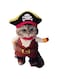 The Funny Pet Clothes Pirate Dog Cat Costume Suit Corsair Dressing up Party Apparel Clothing for Cat Dog Plus Hat