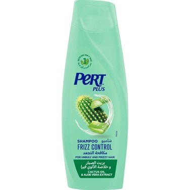 Pert Plus Frizz Control Shampoo with Cactus Oil and Aloe Vera Extract, 400ml