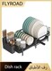 Dish Drying Rack, Dish Racks for Kitchen Counter, Over The Sink Dish Drying Rack, Expandable Dish Drainers with Drain Board and Utensil Holder, Kitchen Organizers and Storage