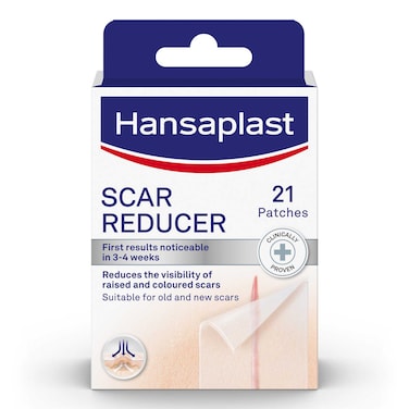 Hansaplast Scar Reducer Plasters, Waterproof, 21 Patches