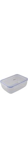 Delcasa DC2576 Cook and Lock Rectangular Storage Container, 4000 ml Capacity, Transparent