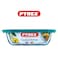 Pyrex Cook&amp;Store 1L Squared Roaster with Lid for Versatile Cooking and Storing