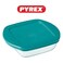 Pyrex Cook&amp;Store 1L Squared Roaster with Lid for Versatile Cooking and Storing