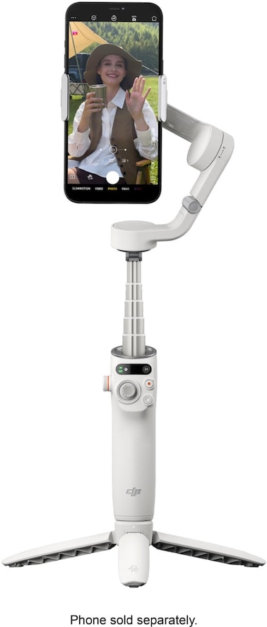 DJI Osmo Mobile 6 3-Axis Gimbal Stabilizer for Smartphones - Platinum Gray