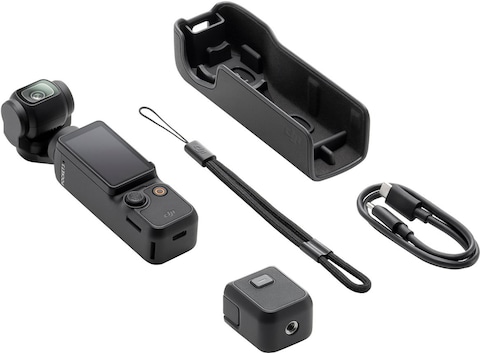 DJI Osmo Pocket 3 3-Axis Stabilized 4K Handheld Camera with Rotatable Touchscreen &ndash; Gray