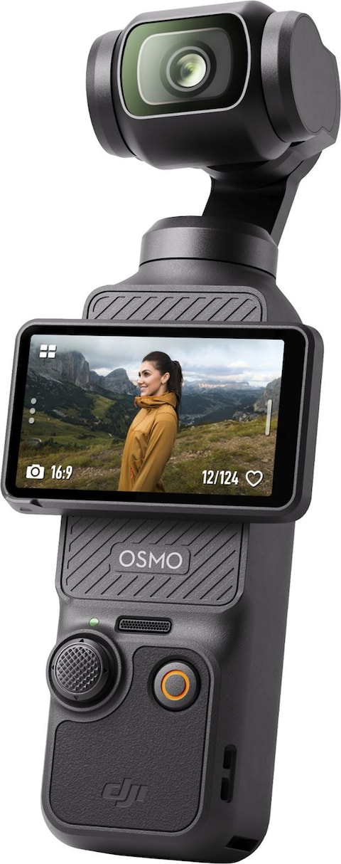 DJI Osmo Pocket 3 3-Axis Stabilized 4K Handheld Camera with Rotatable Touchscreen &ndash; Gray