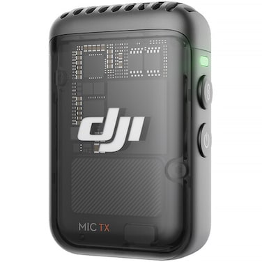DJI Mic 2 Clip-On Transmitter/Recorder with Built-In Microphone - Shadow Black (International Version)