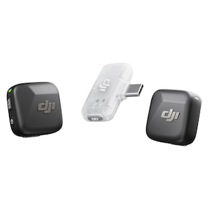DJI Mic Mini (2 TX + 1 Mobile RX), Wireless Lavalier Microphone for iPhone 17/16/15 & Android/PC/Tablet, Plug-and-Play, 300m Transmission, Ultralight, Active Noise Cancelling, YouTube, Vlog, Streaming Wireless Lavalier Microphone for iPhone 17/16/15 & Android/PC/Tablet, Plug-and-Play, 300m Transmission, Youtube, Vlog