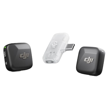 DJI Mic Mini (2 TX + 1 Mobile RX), Wireless Lavalier Microphone for iPhone 17/16/15 &amp; Android/PC/Tablet, Plug-and-Play, 300m Transmission, Ultralight, Active Noise Cancelling, YouTube, Vlog, Streaming   Wireless Lavalier Microphone for iPhone 17/16/15 &amp; Android/PC/Tablet, Plug-and-Play, 300m Transmission, Youtube, Vlog