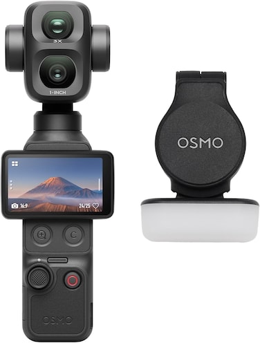 DJI Osmo Pocket 4P Standard Combo 4K Gimbal Camera, Black