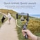 DJI Osmo Mobile 7P Gimbal Stabilizer For iPhone, Android, Native Tracking, 3-Axis Phone Gimbal, Built-In Extension Rod &amp; Tripod, Phone Charging - UAE Version