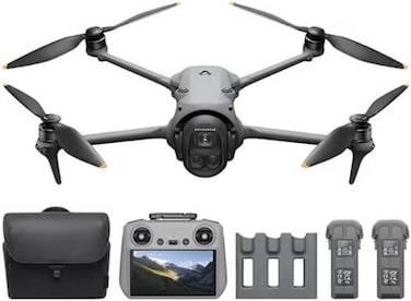DJI Mavic 4 Pro Fly More Combo with DJI RC 2, Flagship Tri-Camera Drone with 100MP 4/3 CMOS Hasselblad Camera, 30km Video Transmission, 51-Min Flight Time, Charging Hub   Mavic 4 Pro Fly More Combo