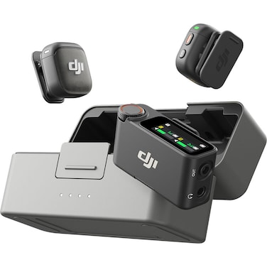 DJI Mic 3 (2 TX + 1 RX + Charging Case) - Black (International Version)