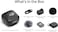 DJI Mic Mini Transmitter (Infinity Black), Ultralight, Detail-Rich Audio, DJI OsmoAudio, Noise Cancelling, Wireless Microphone for Camera/iPhone/Android, UAE Version, DJI Official Warranty Support