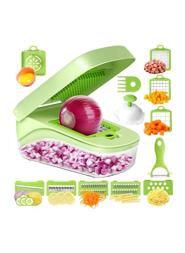 Chopper, 17-in-1 Multifunctional Vegetable Slicer Cutter, Food Chopper, Dicer Tool