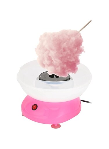 Junlucki Candy Floss Maker   Electric Cotton Candy Machie   Full‑Automatic Sugar Floss Making Machine One‑touch Design Candy Floss Machine DIY Sweet Device for Party Christmas Gift
