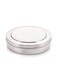 3-Pieces Basbuosa Cake pan Stainless Steel with Lid Silver 20.5 cm