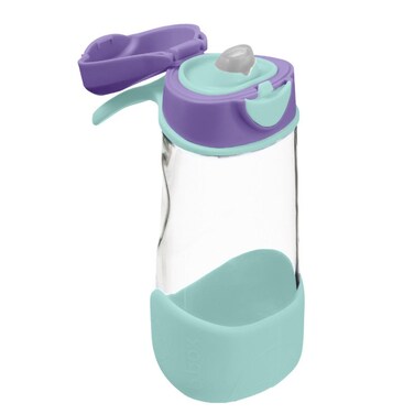 Sport Spout Drink &amp; Water Bottle   Easy Grip Bottle and Leakproof Lid   Cool Modern Child Friendly Design, Tilt and Sip   450ml/15