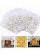Self Adhesive Treat Bags, Clear Cellophane for Cookies, Candy, Snacks, 3.9x3.9&rdquo; (Floral Rose Design)