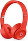 Beats Solo 3 Wireless On-Ear Headphones - Citrus Red (International Version)