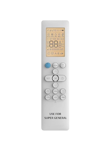 New Model Replacement Remote Control Compatible with Super General AC/Air conditioner