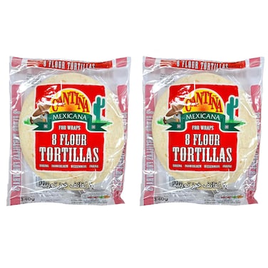 Cantina Flour Tortillas, 340g Pack of 2