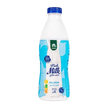 Carrefour Full Fat Fresh Milk, 1L