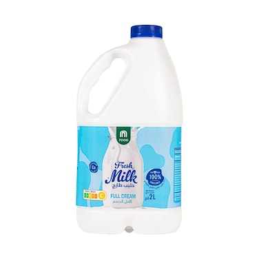 Carrefour Full Fat Fresh Milk, 2L