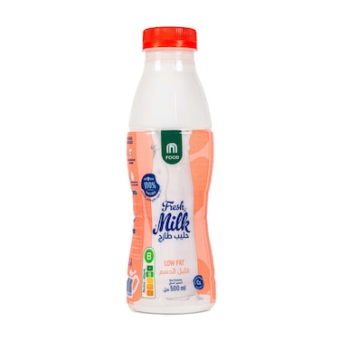 Carrefour Low Fat Fresh Milk 500ml