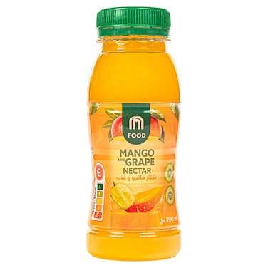 MFood Mango and Grape Nectar, 200ml