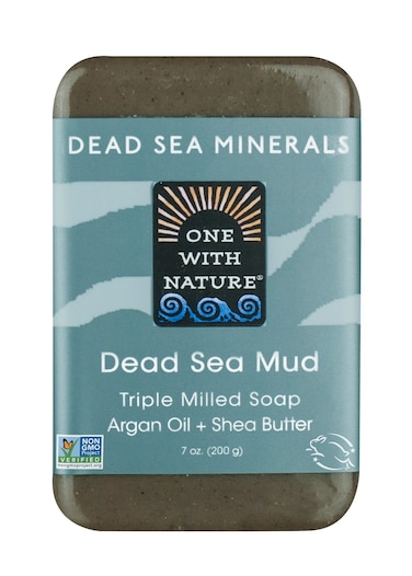 One With NatureDead Sea Mud Dead Sea Minerals Soap, 7 Ounce Bar