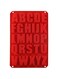 ELECDON Silicone Letter Cake Mold BPA Free, Non-Stick Chocolate Mold Soft and Easy to Release, Decorating Silicone Red Mold Cake Baking Utensils Good Toughness DIY Ice Tray Kitchen Cake Pans
