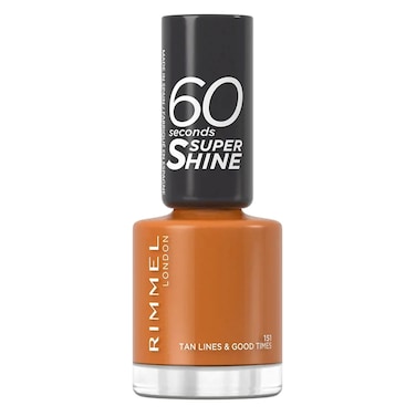 Rimmel London 60 Seconds SuperShine Nail Polish 151 Tan Lines &amp; Good Times 8ml