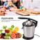 Electric Citrus Juicer 130W with Stainless Steel Body &amp; Anti-Drip Spout