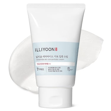 Illiyoon Ceramide Ato Concentrate Cream, Face Moisturizer for Dry &amp; Sensitive Skin, 100hr Lasting Hydration, For Face &amp; Body, Gentle for Infants, Skin Barrier Repair, Vegan Certified, 6.76 fl.oz.