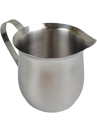 8 oz Brew Pitcher - Premium Stainless Steel Latte Art Milk Frothing Pitcher with Drip-Resistant Spout &amp; Ergonomic Handle, Perfect for Baristas &amp; Home Use