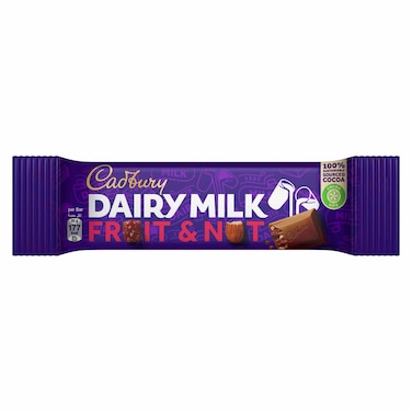 Cadbury Dairy Milk Fruit and Nut Chocolate Bar, 35g